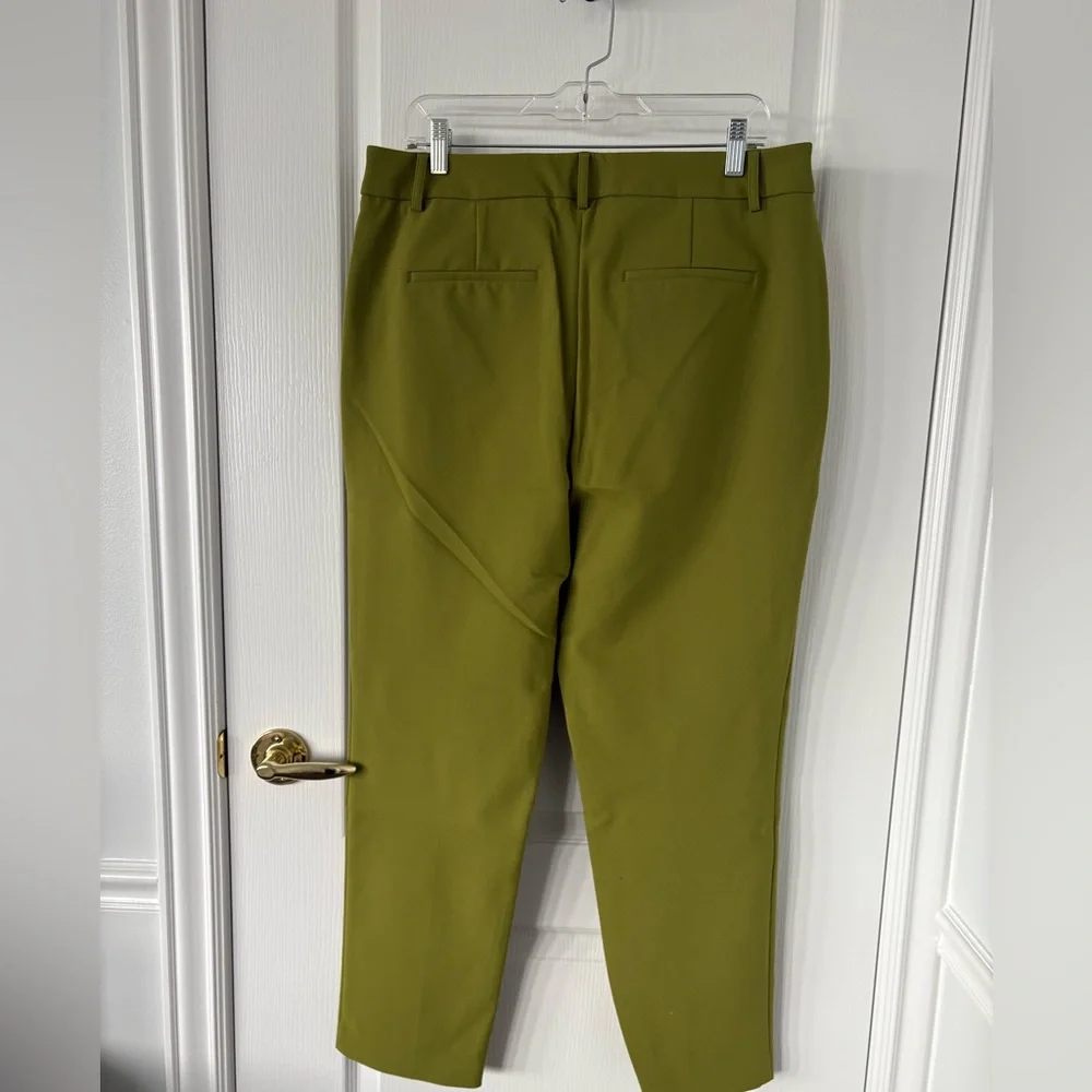 Rachel Zoe Chartreuse Green Trousers size 14 - Picture 2 of 4